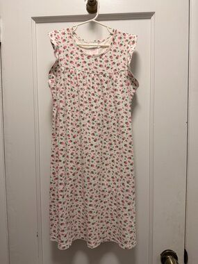Mini Boden Girls Strawberry Nightgown Dress